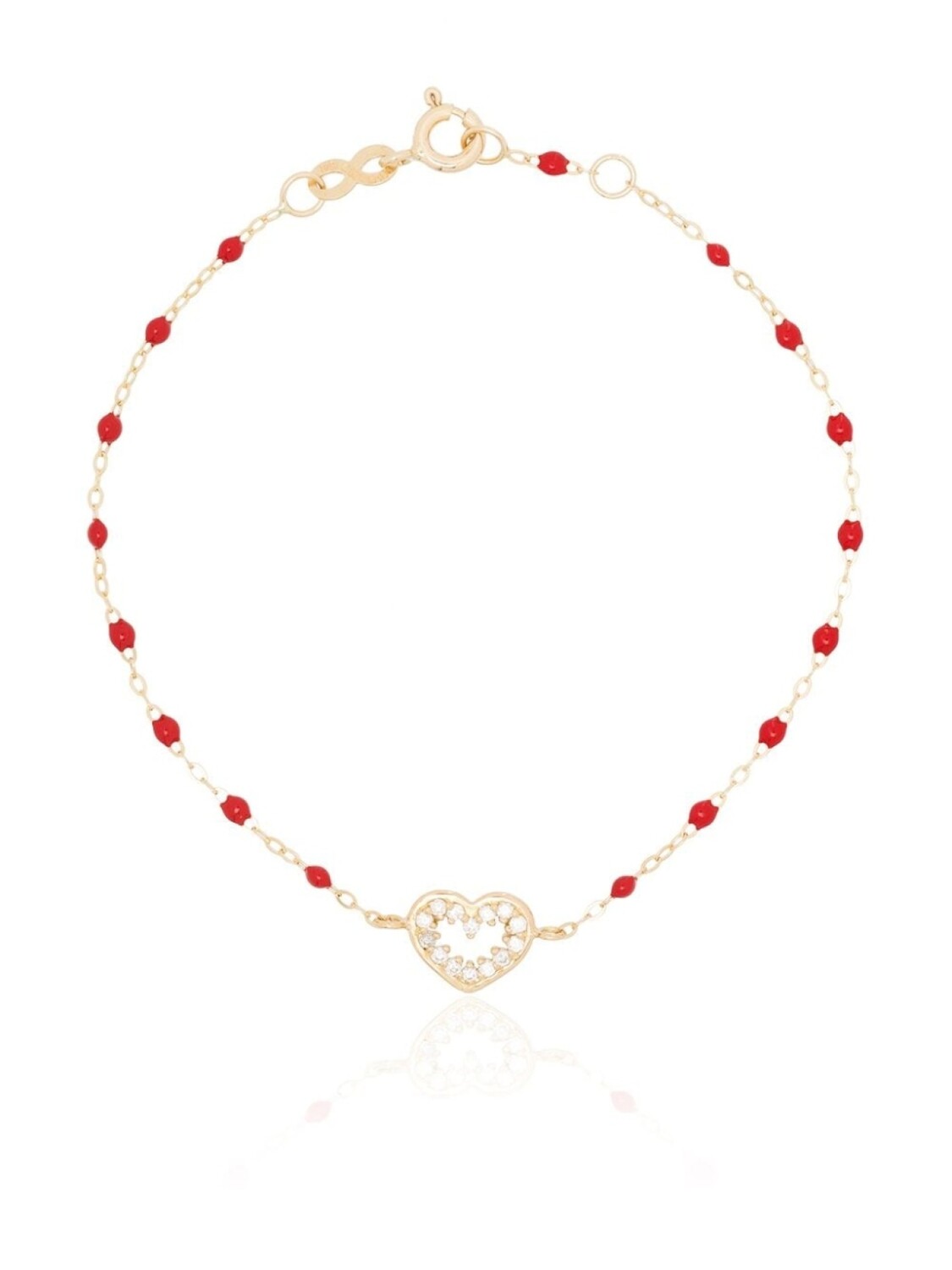 

Браслет Heart Supreme из желтого золота с бриллиантами Gigi Clozeau, золотой