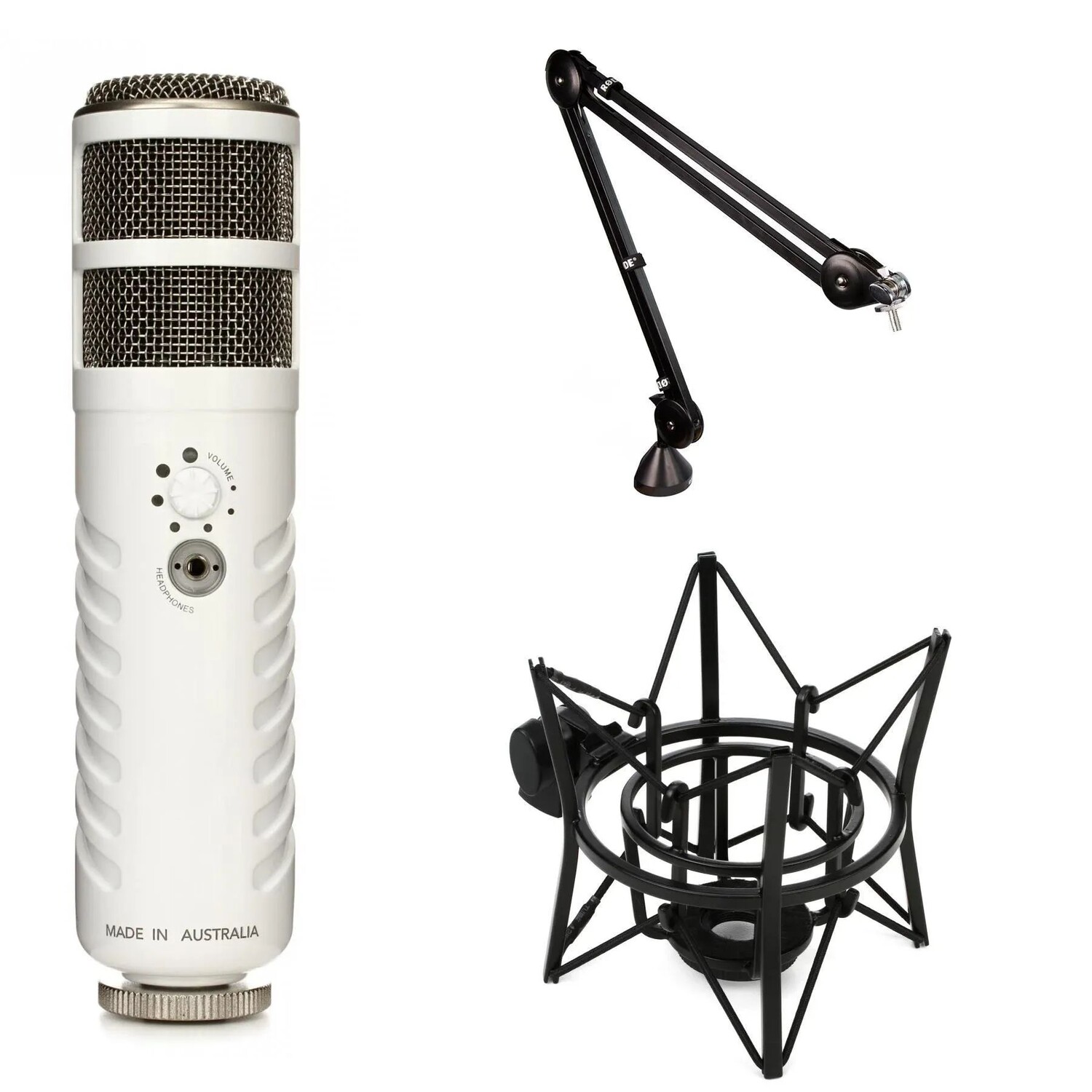 

Микрофон Rode Podcaster со штангой и амортизатором