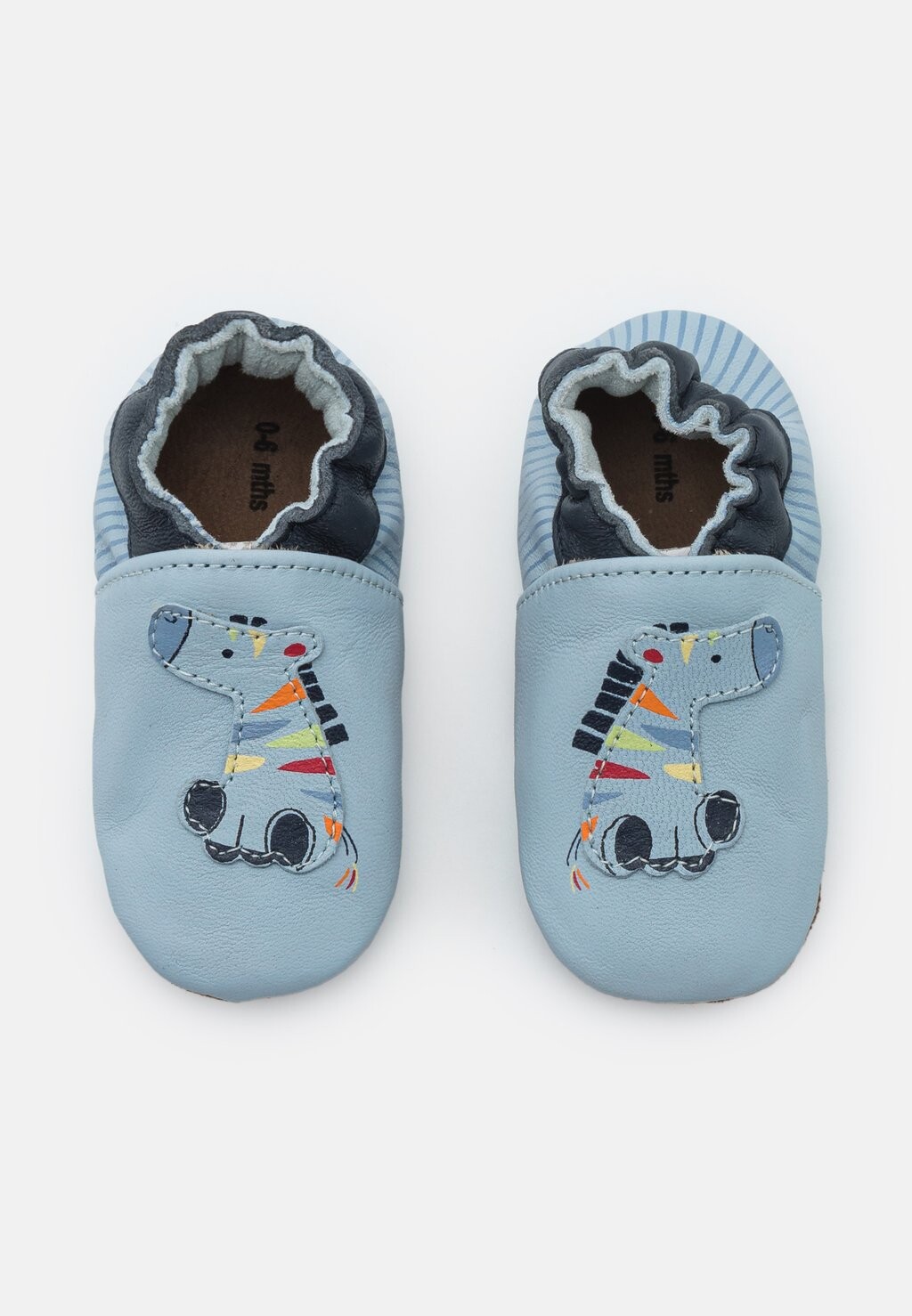 

Подарок на рождение ZEBRA RAINBOW Robeez, цвет bleu clair