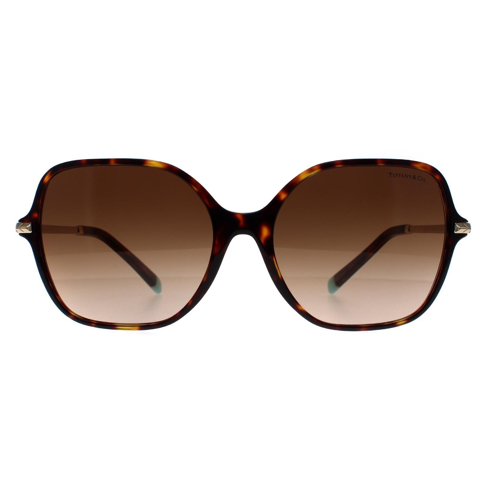 Квадратный Гавана Коричневый Градиент TF4191 Tiffany, коричневый солнцезащитные очки tiffany мультиколор голубой