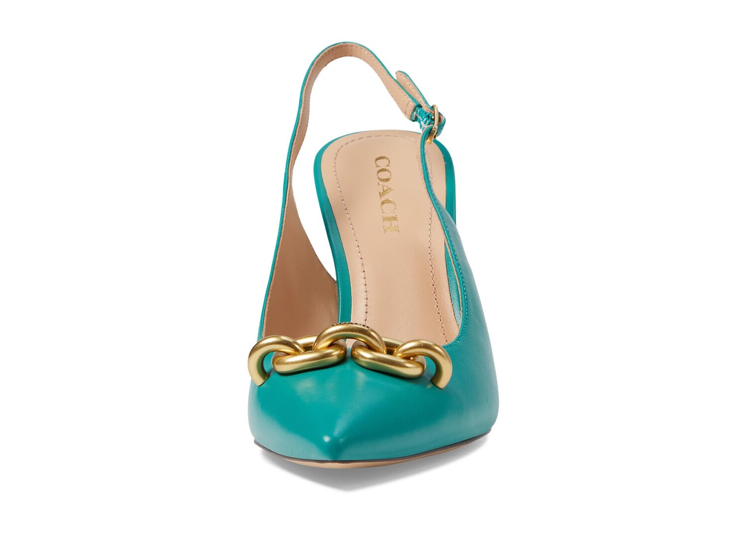 

Туфли на каблуке COACH Sadie Leather Slingback Pump