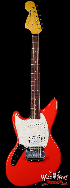 мешок для cменной обуви музыка kurt cobain 311189 Электрогитара Fender Kurt Cobain Jag-Stang Rosewood Fingerboard Fiesta Red Left-Hand Lefty