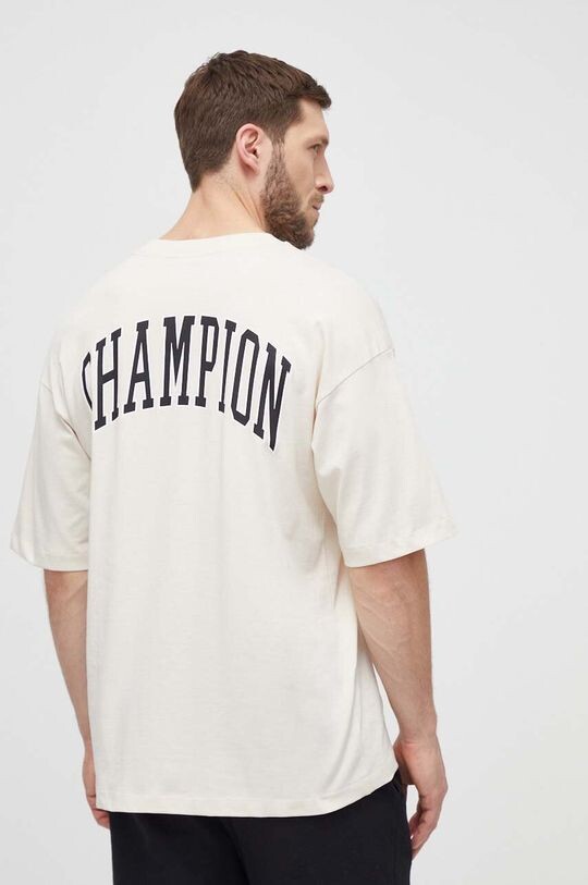 

Хлопковая футболка Champion, бежевый
