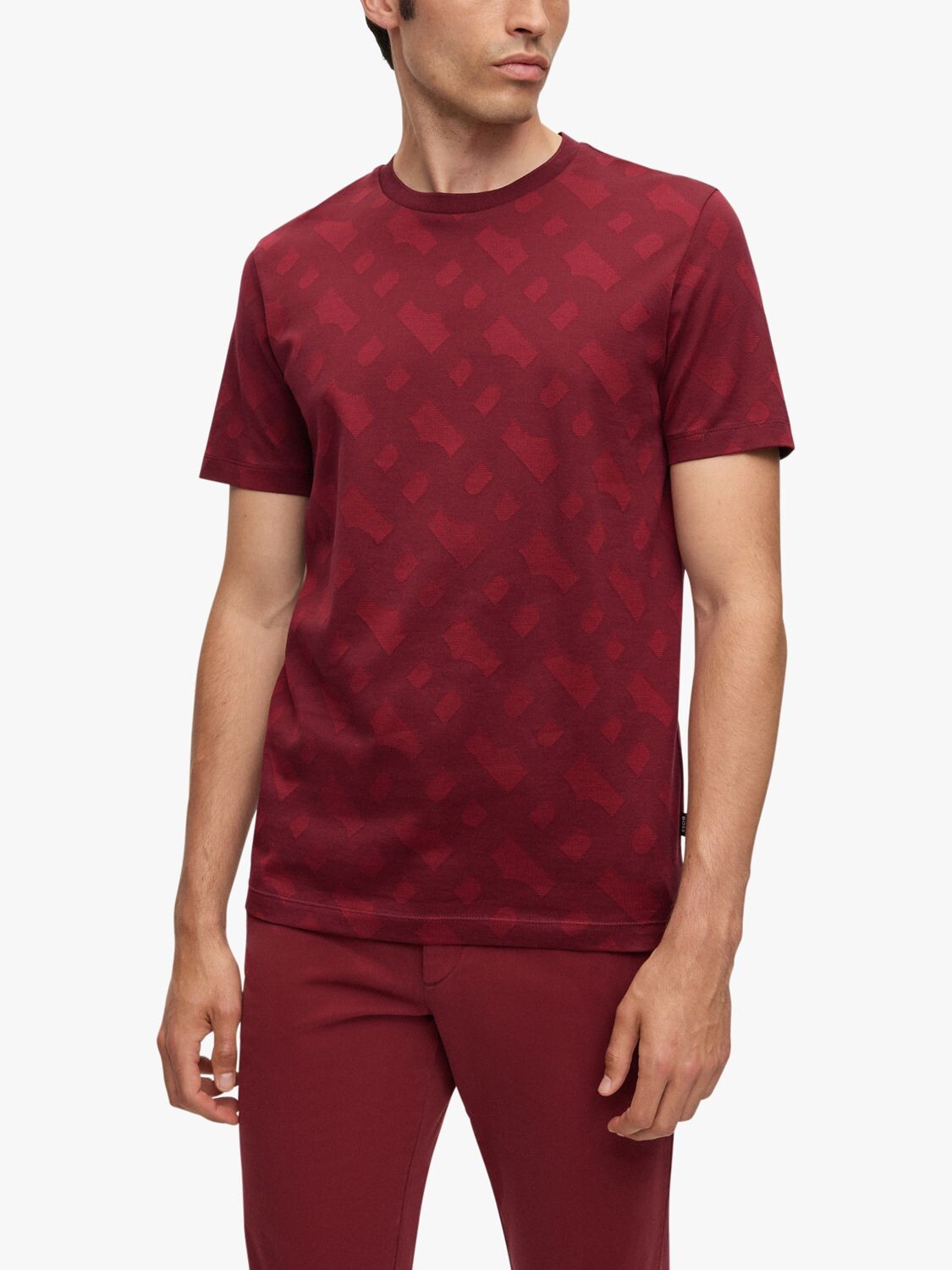 

Футболка BOSS Tiburt 333 HUGO BOSS, темно-красный