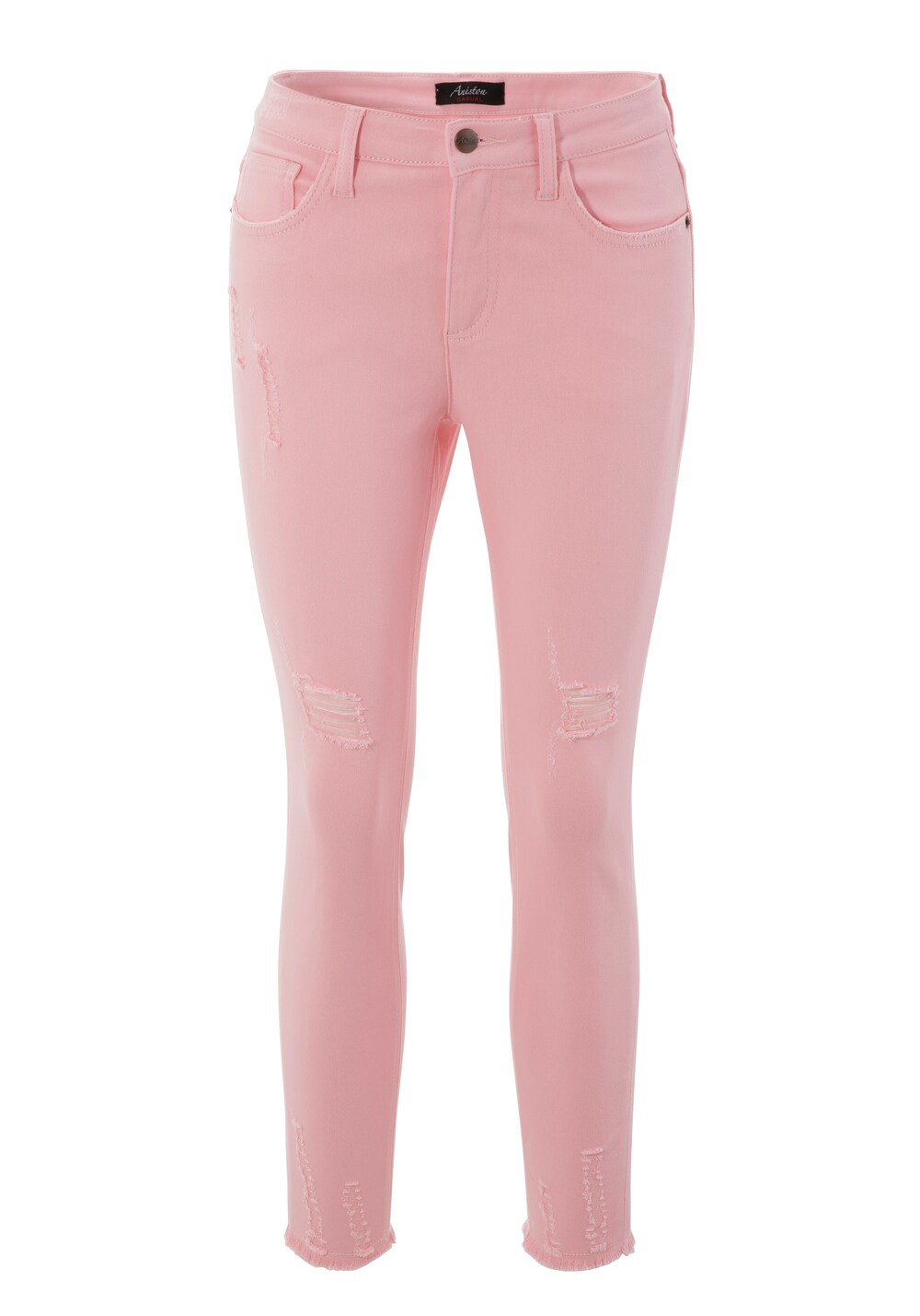 Узкие джинсы Aniston Casual, розовый