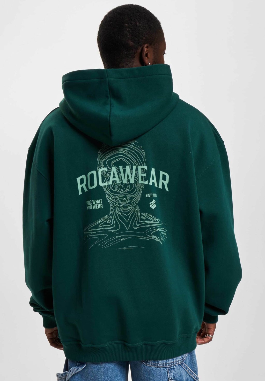 Толстовка с капюшоном Rocawear, зеленый