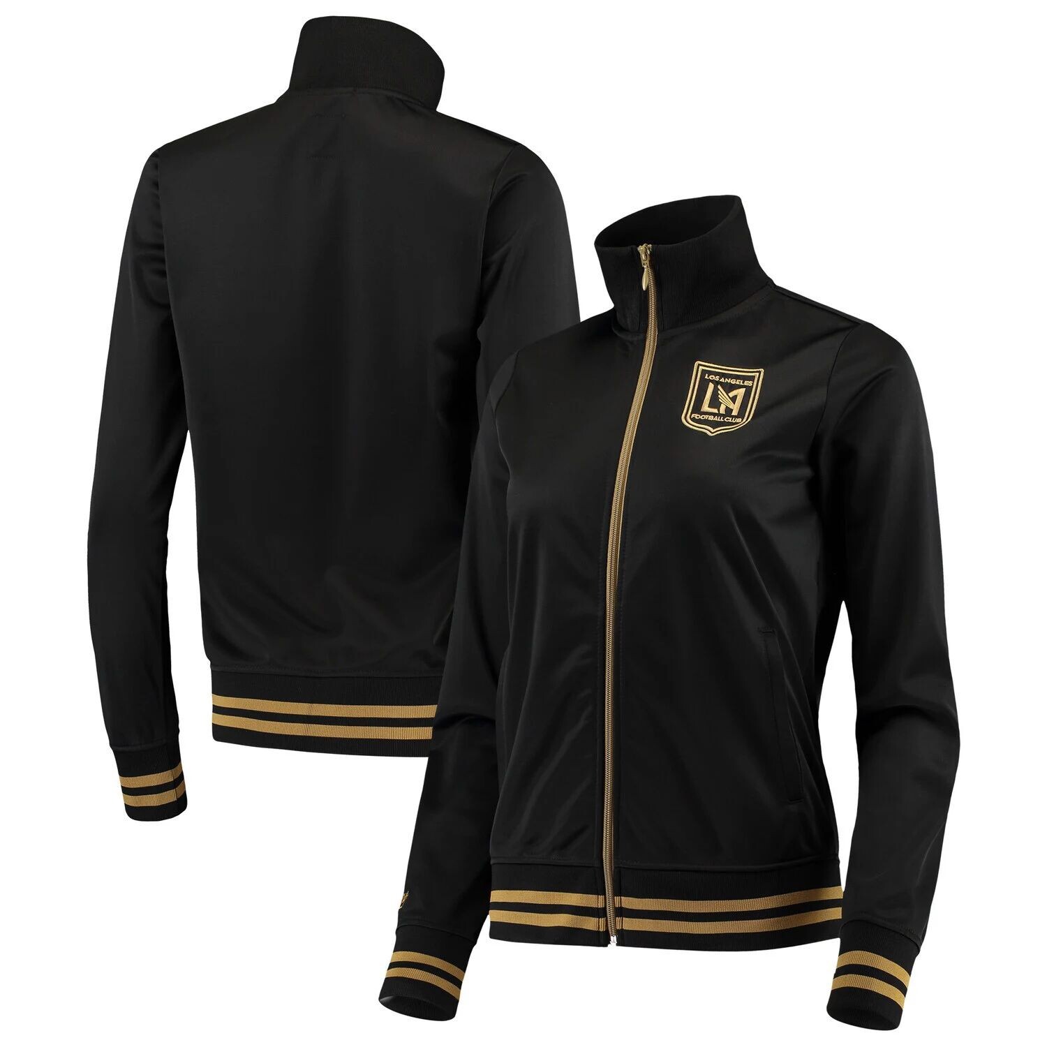 

Женская черная спортивная куртка с молнией во всю длину Mitchell & Ness LAFC