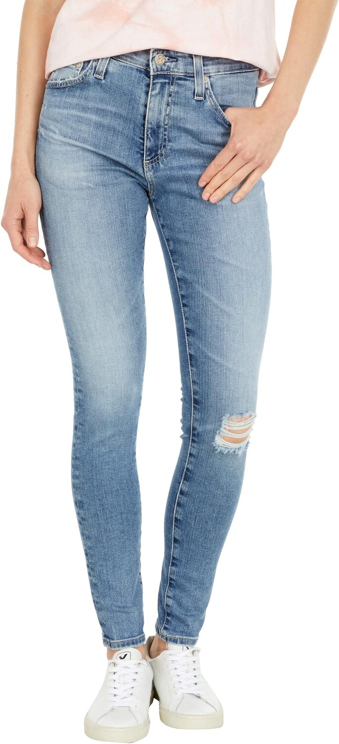 

Джинсы AG Jeans Farrah High-Rise Ankle Skinny in 15 Years Clairidge, цвет 15 Years Clairidge