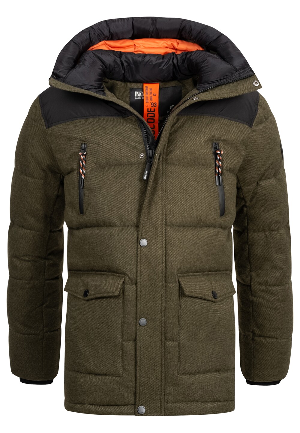 Зимняя куртка INDICODE JEANS Krem, хаки зимняя куртка indicode jeans christof коричневый