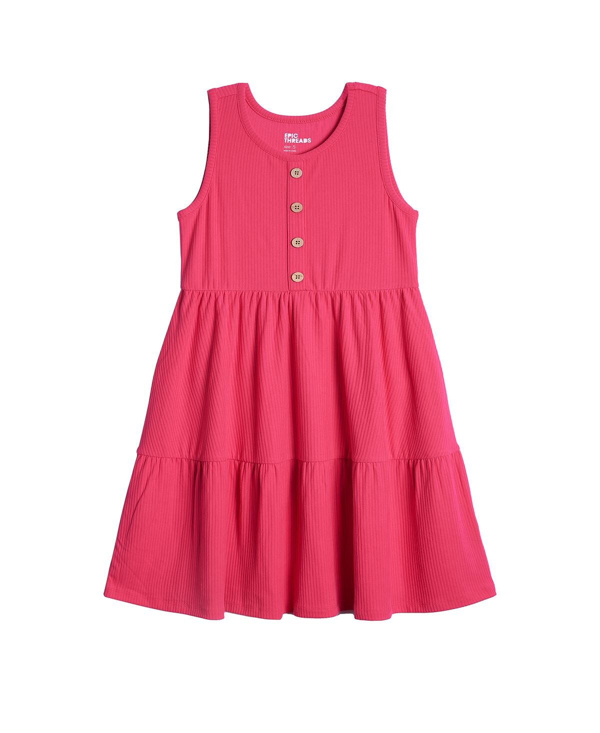 

Однотонное платье для девочек-малышей, созданное для Macy's Epic Threads