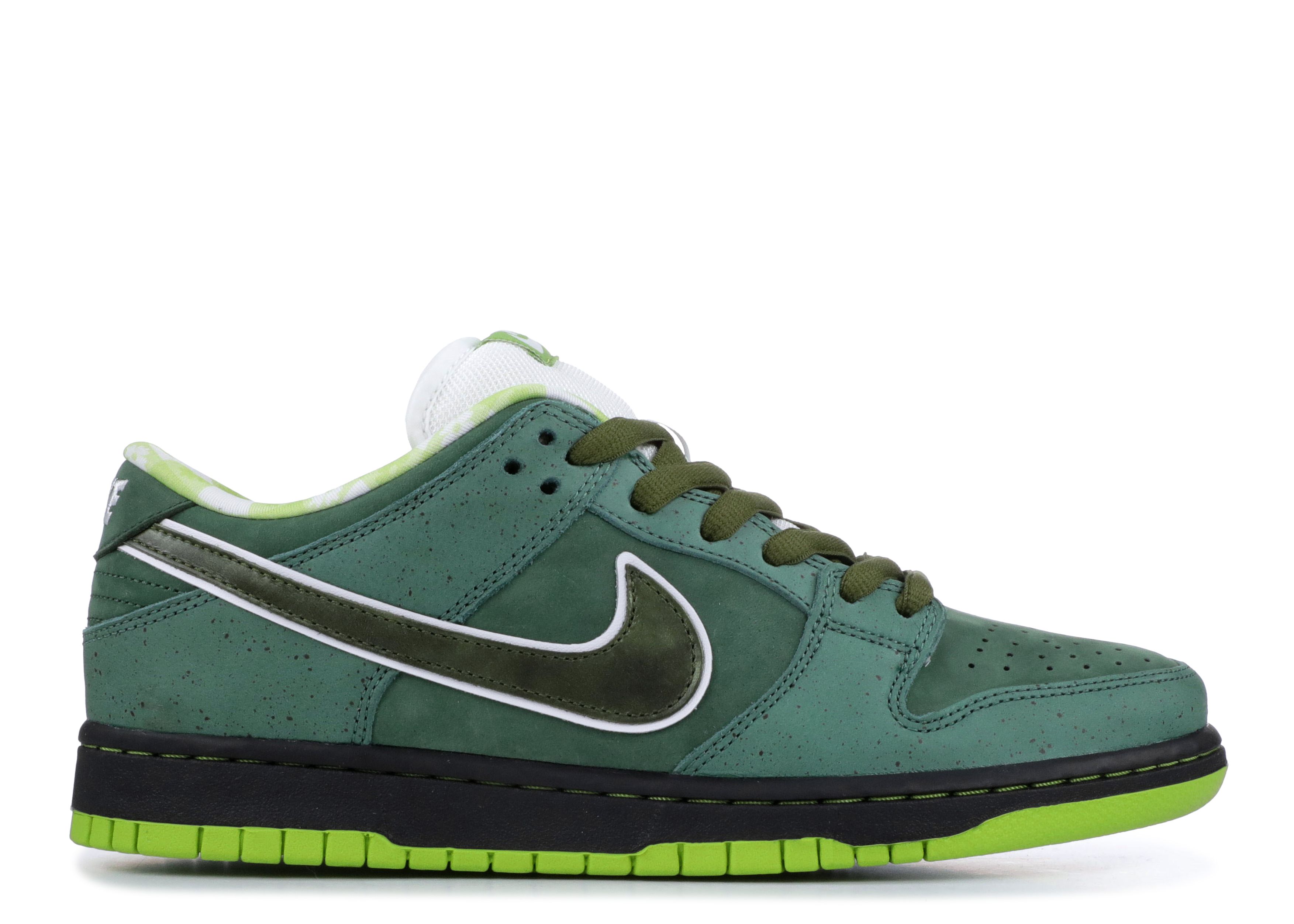 цена Кроссовки Nike Concepts X Dunk Low Sb 'Green Lobster', зеленый