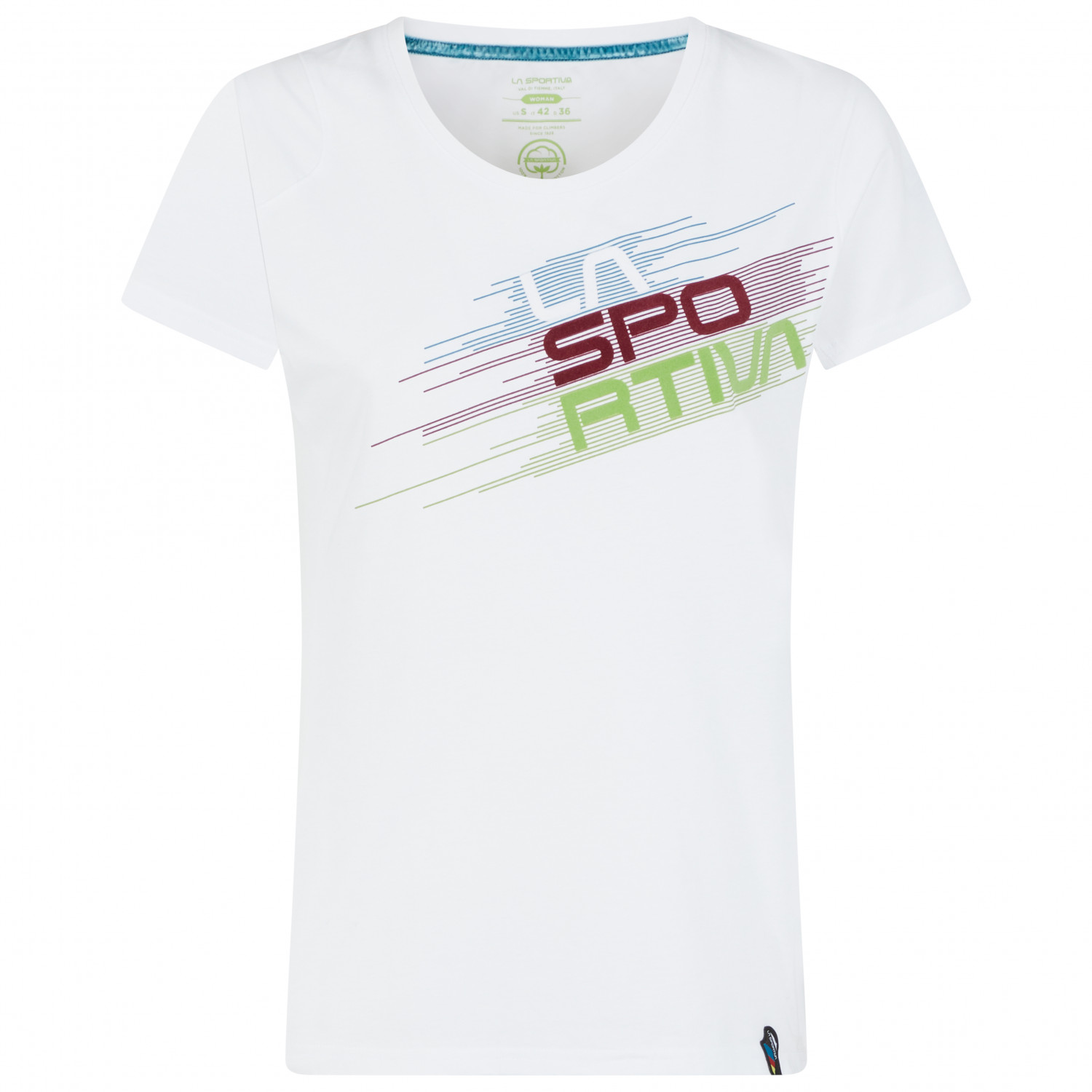 цена Футболка La Sportiva Women's Stripe Evo, цвет White/Topaz
