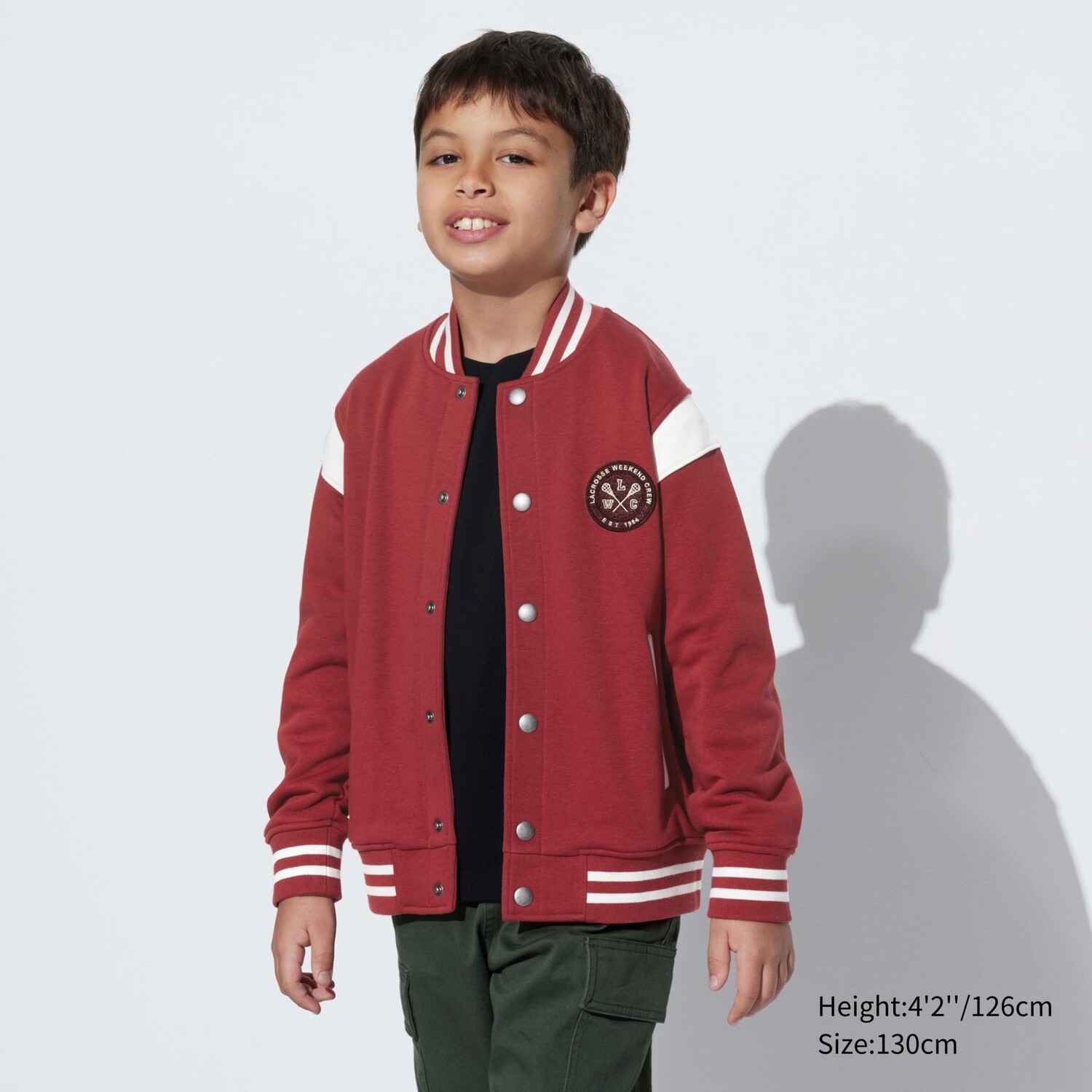 

Бомбер Uniqlo детский, красный