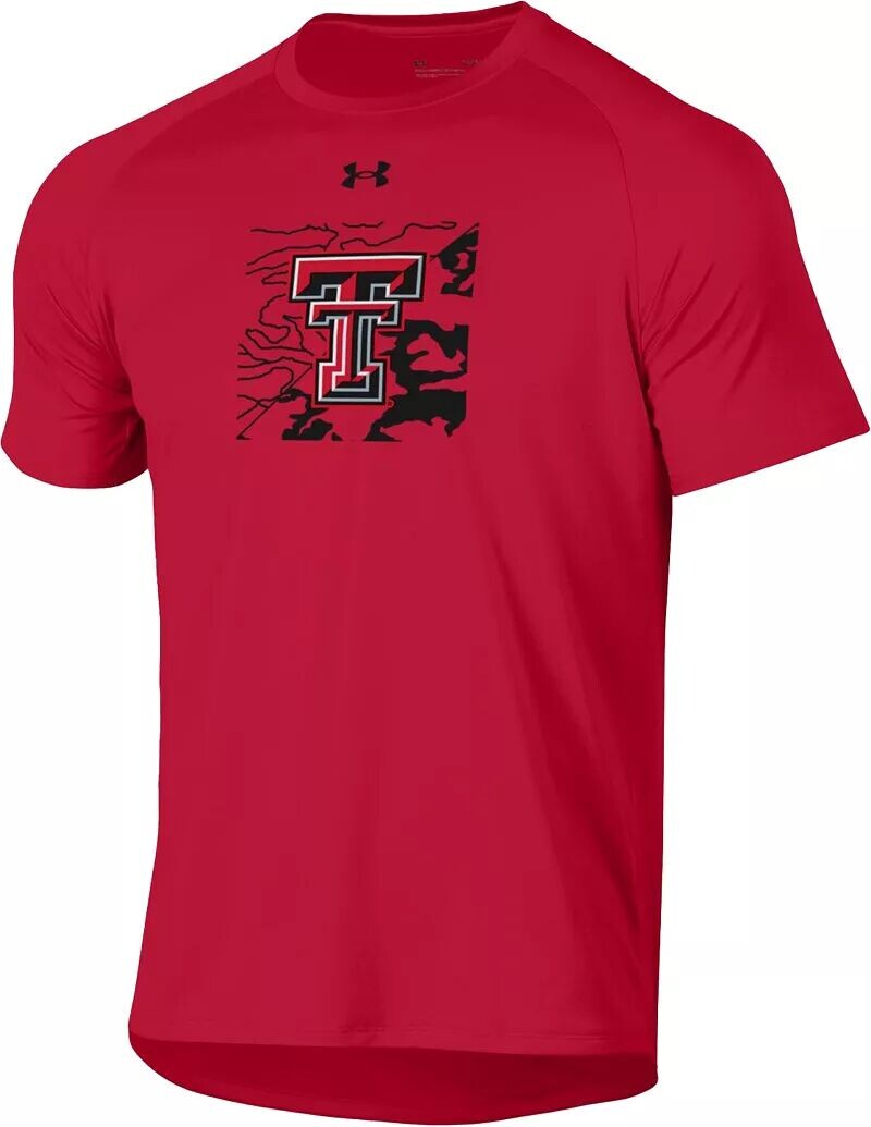 

Мужская футболка Under Armour Texas Tech Red Raiders Red Tech Performance