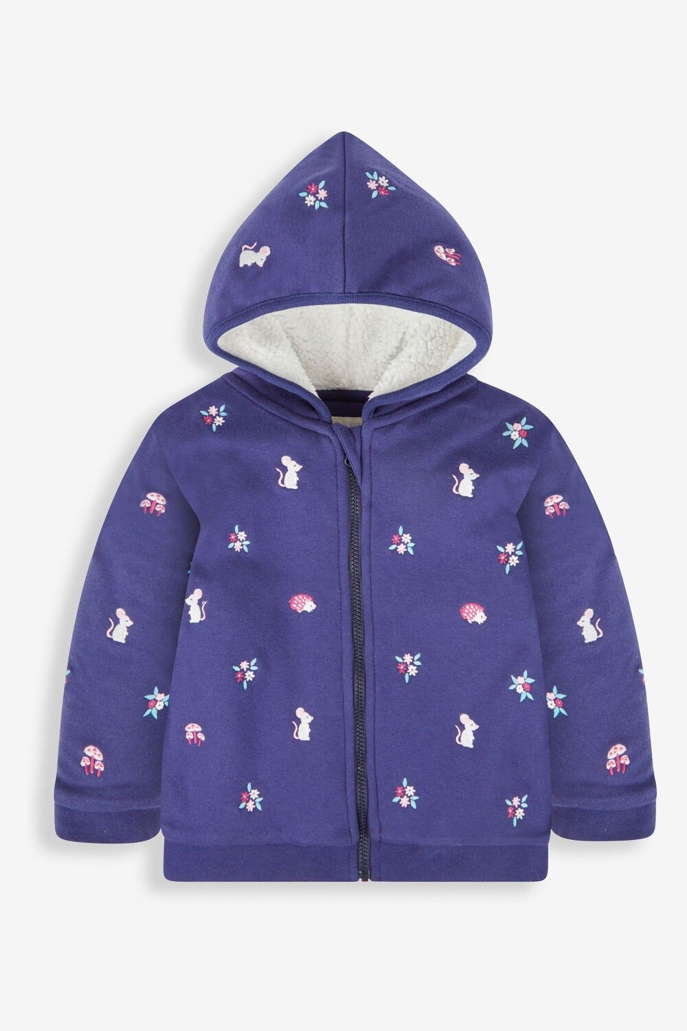 

Уютное худи с вышивкой JoJo Maman Bébé Mouse Jojo Maman Bébé, синий