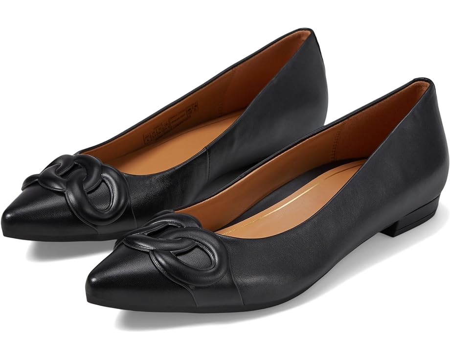 Туфли на плоской подошве VIONIC Arielle, цвет Black Nappa