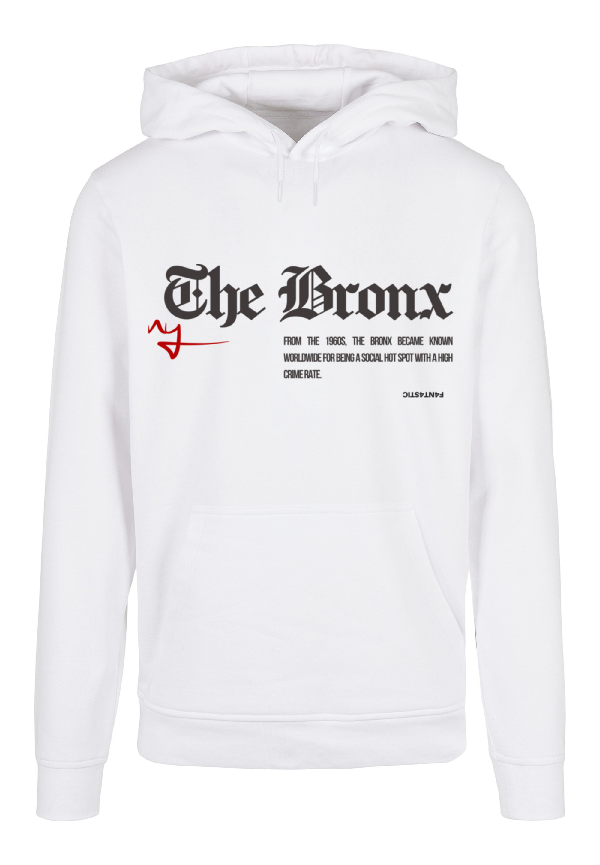 Пуловер F4NT4STIC Basic Hoodie The Bronx HOODIE, белый