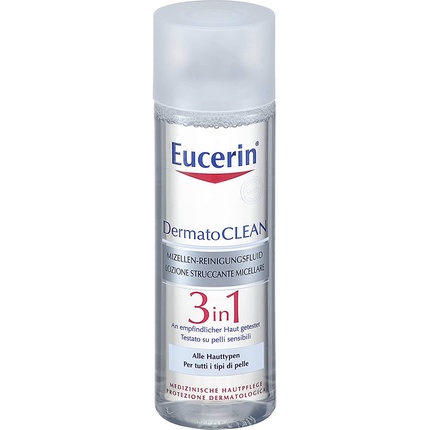 цена Dermatoclean 3в1 очищающая жидкость 200мл, Eucerin