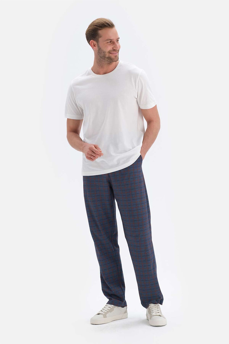 цена Клетчатые пижамные брюки Dagi, белый