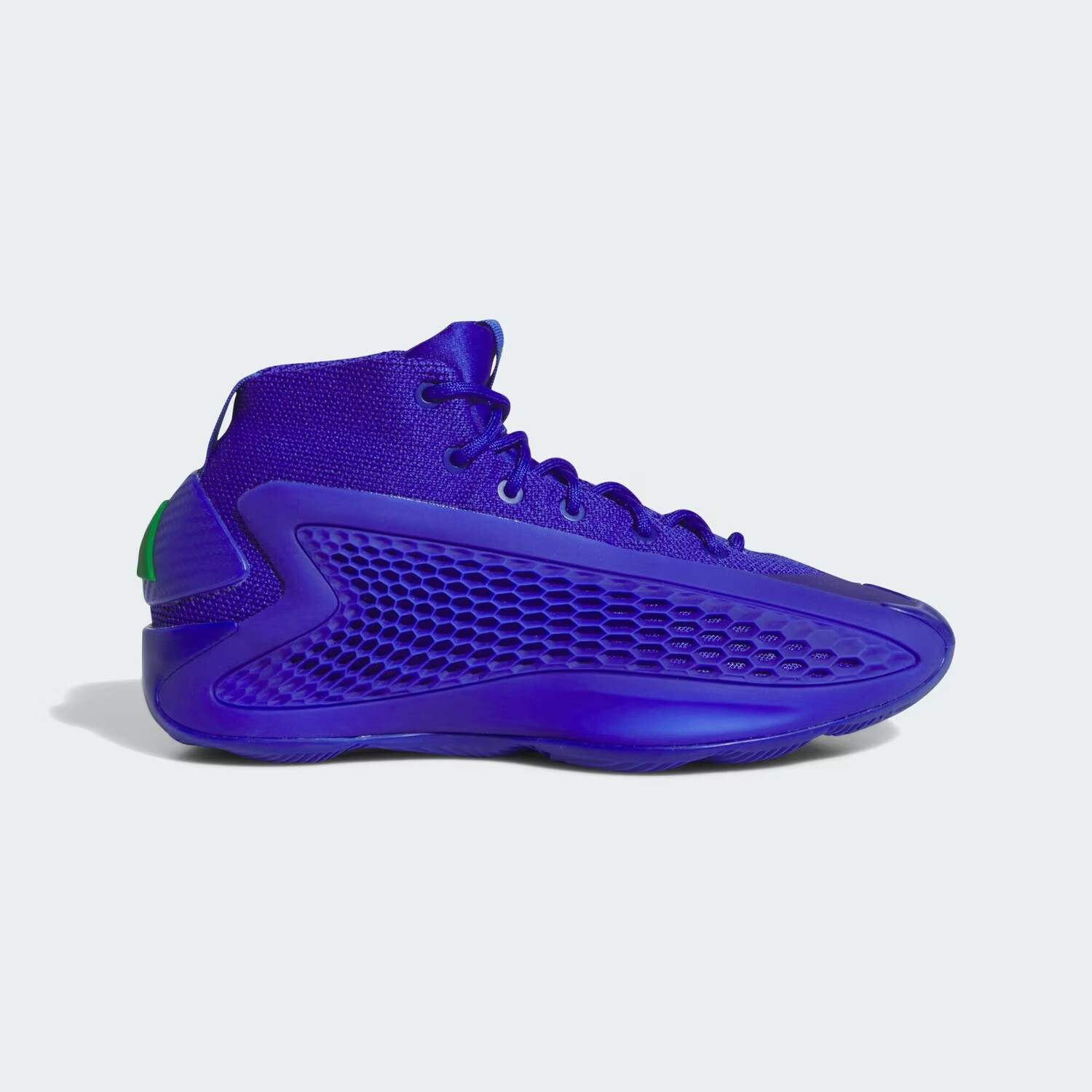 

Anthony Edwards 1 Velocity Баскетбольные Кроссовки детские Adidas, цвет Lucid Blue/Green/Lucid Blue
