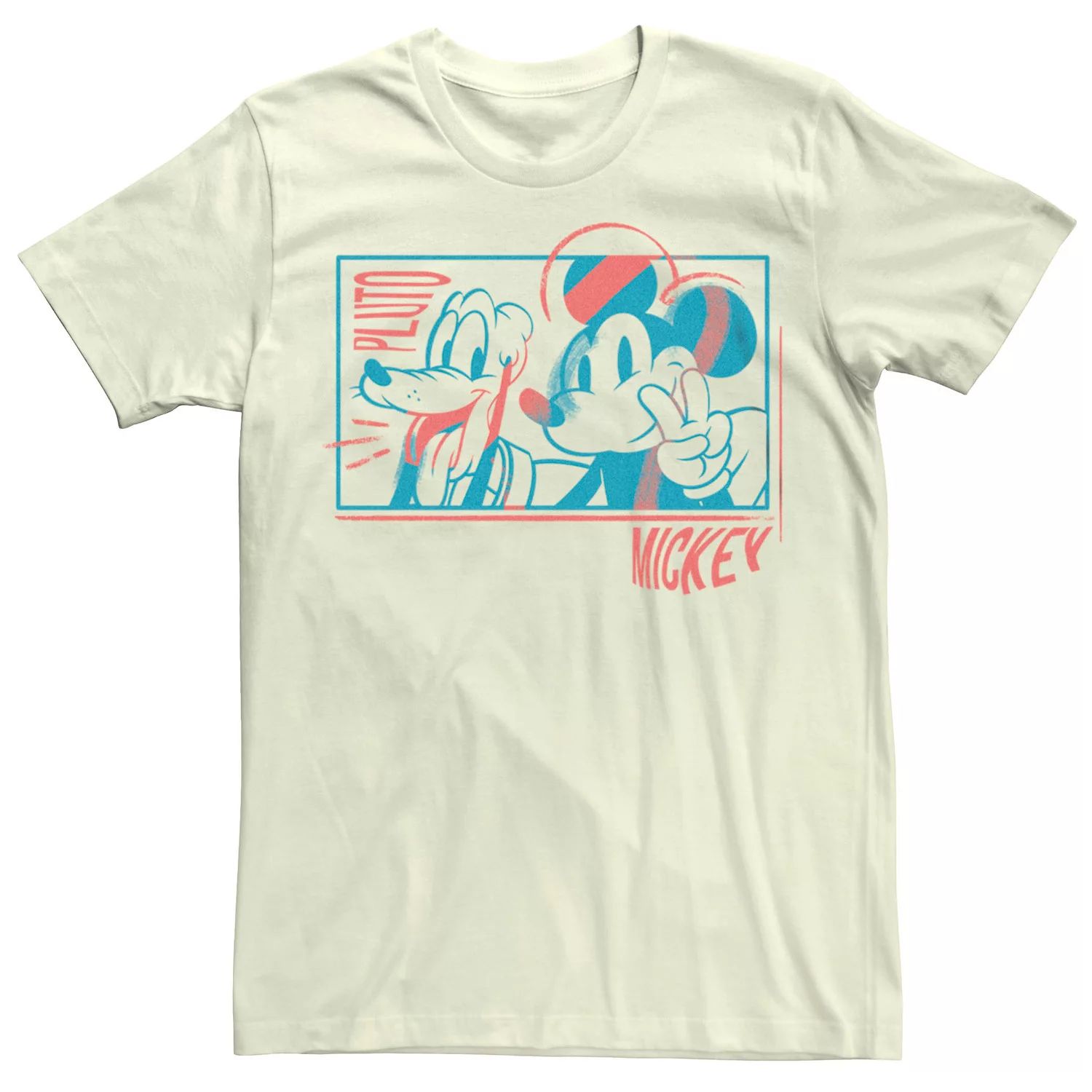 Мужская футболка Disney с Микки Маусом Плутон и Микки Маусом Licensed Character футболка с надписью я спросил с предложением помолвки с микки маусом от disney licensed character