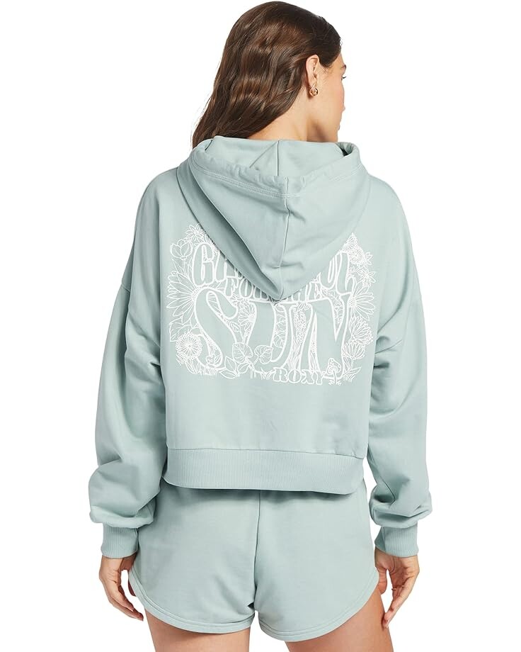 

Толстовка Roxy Onshore Hooded Sweatshirt, цвет Blue Surf