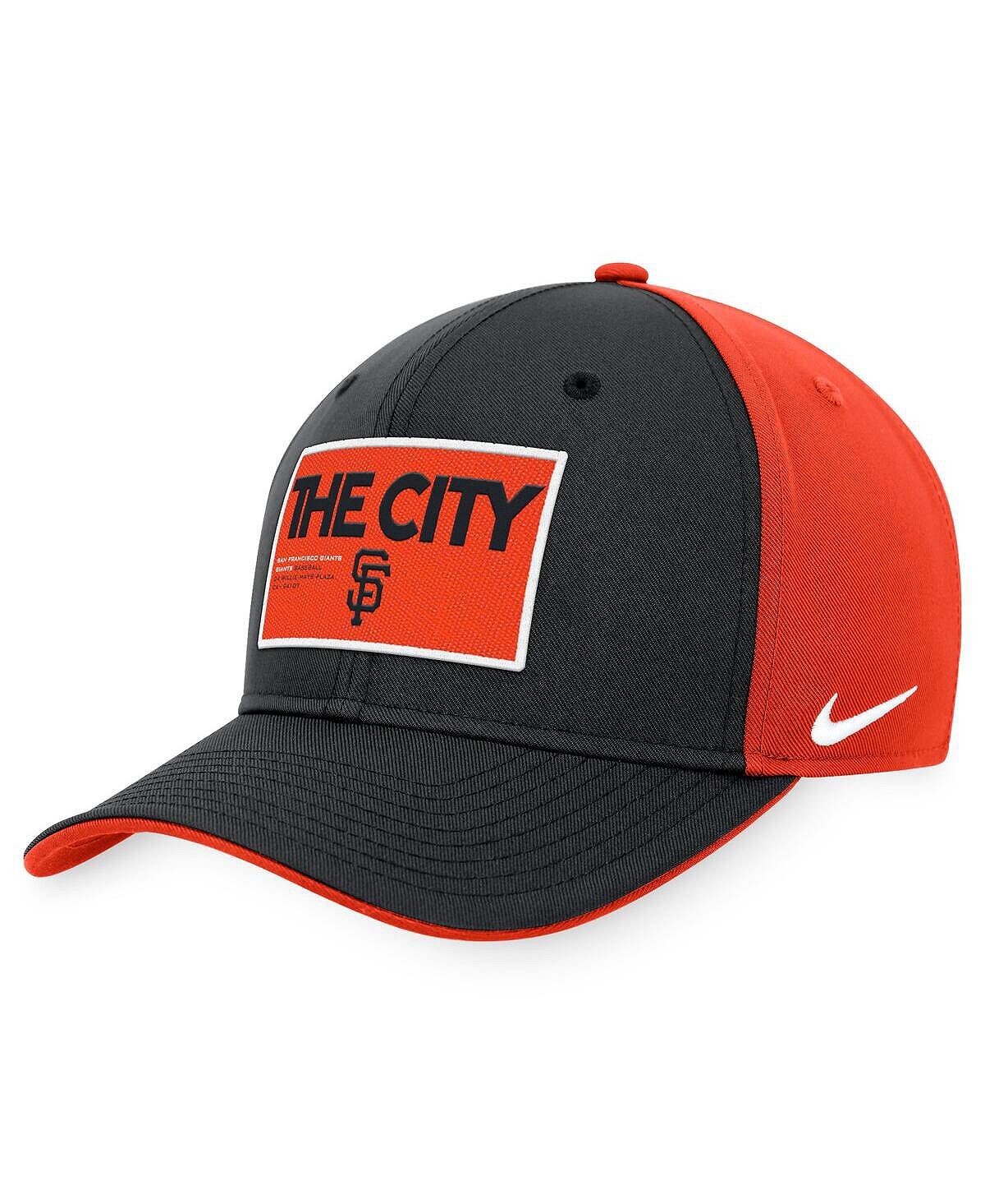 

Мужская черно-оранжевая кепка San Francisco Giants Classic99 с цветными блоками Performance Snapback Nike