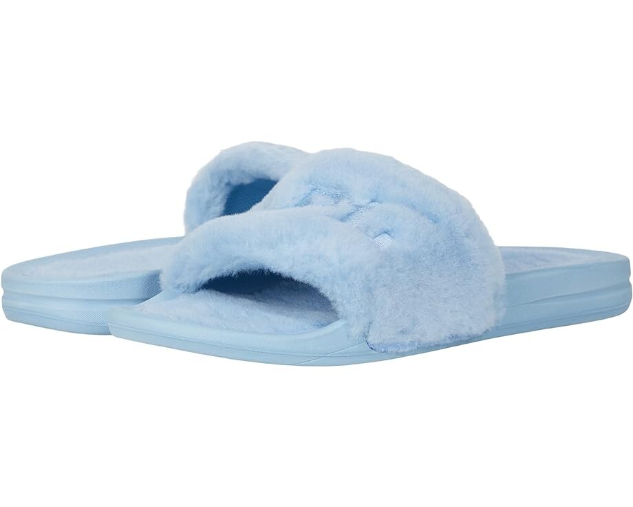 Сандалии Athletic Propulsion Labs Shearling Slide, цвет Ice Blue