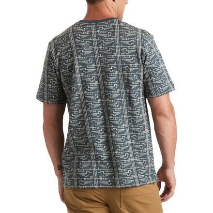 

Жаккардовая футболка – мужская Howler Brothers, цвет Pictograph Jacquard/Navy