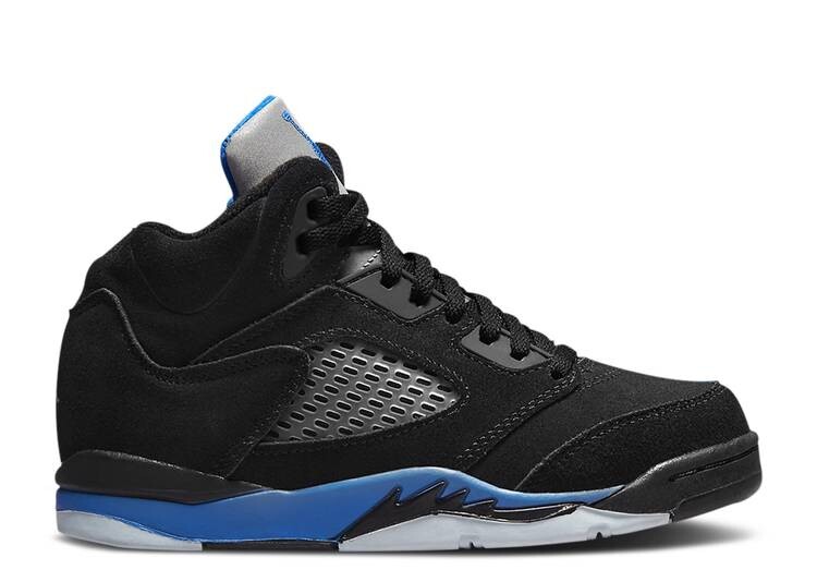 

Кроссовки AIR JORDAN 5 RETRO PS 'RACER BLUE', черный