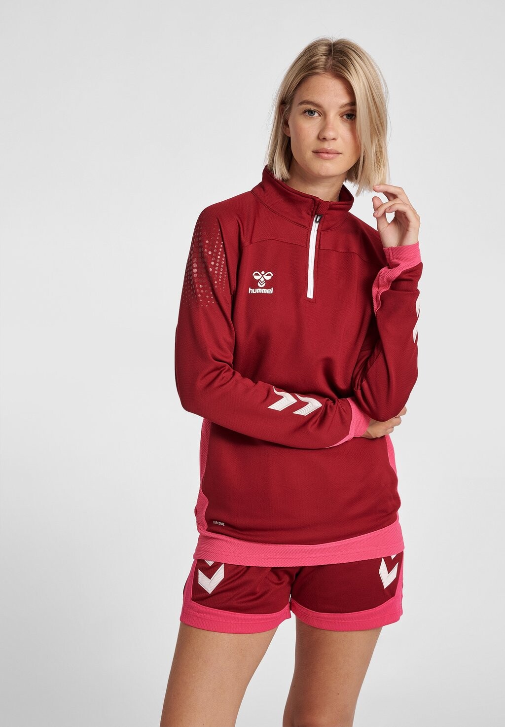 

Блузка с длинными рукавами Hummel, темно-красный