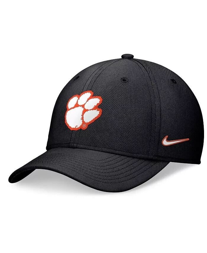 

Мужская черная кепка Clemson Tigers 2024 Sideline Flex Hat Nike, черный