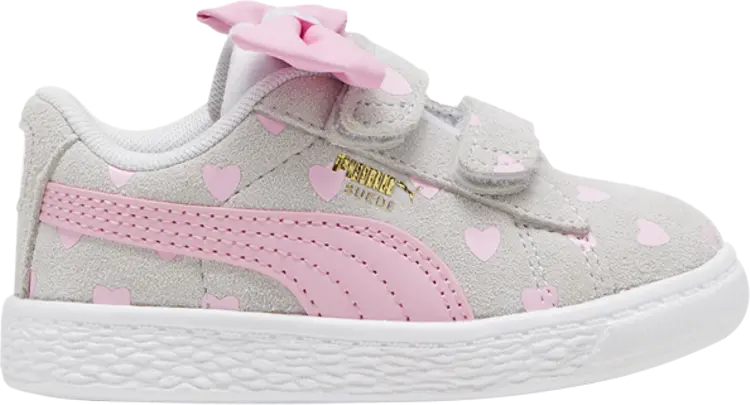 

Кроссовки Suede Classic Re-Bow 5 Infant 'Hearts - Silver Mist', серый