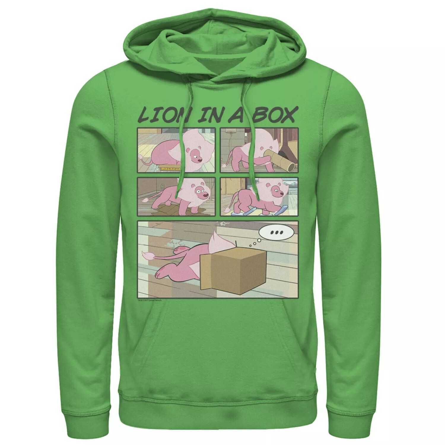 

Мужская толстовка с капюшоном из комиксов Cartoon Network Stevens Universe Lion In A Box Licensed Character
