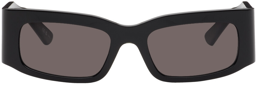 

Черные квадратные солнцезащитные очки Balenciaga, цвет Black/Black/Grey