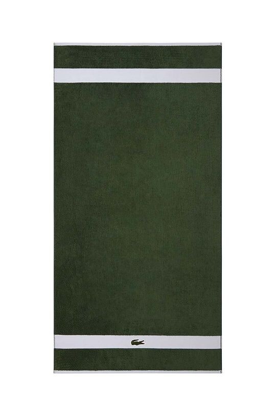 

Полотенце среднее хлопковое 70 х 140 см Lacoste, зеленый