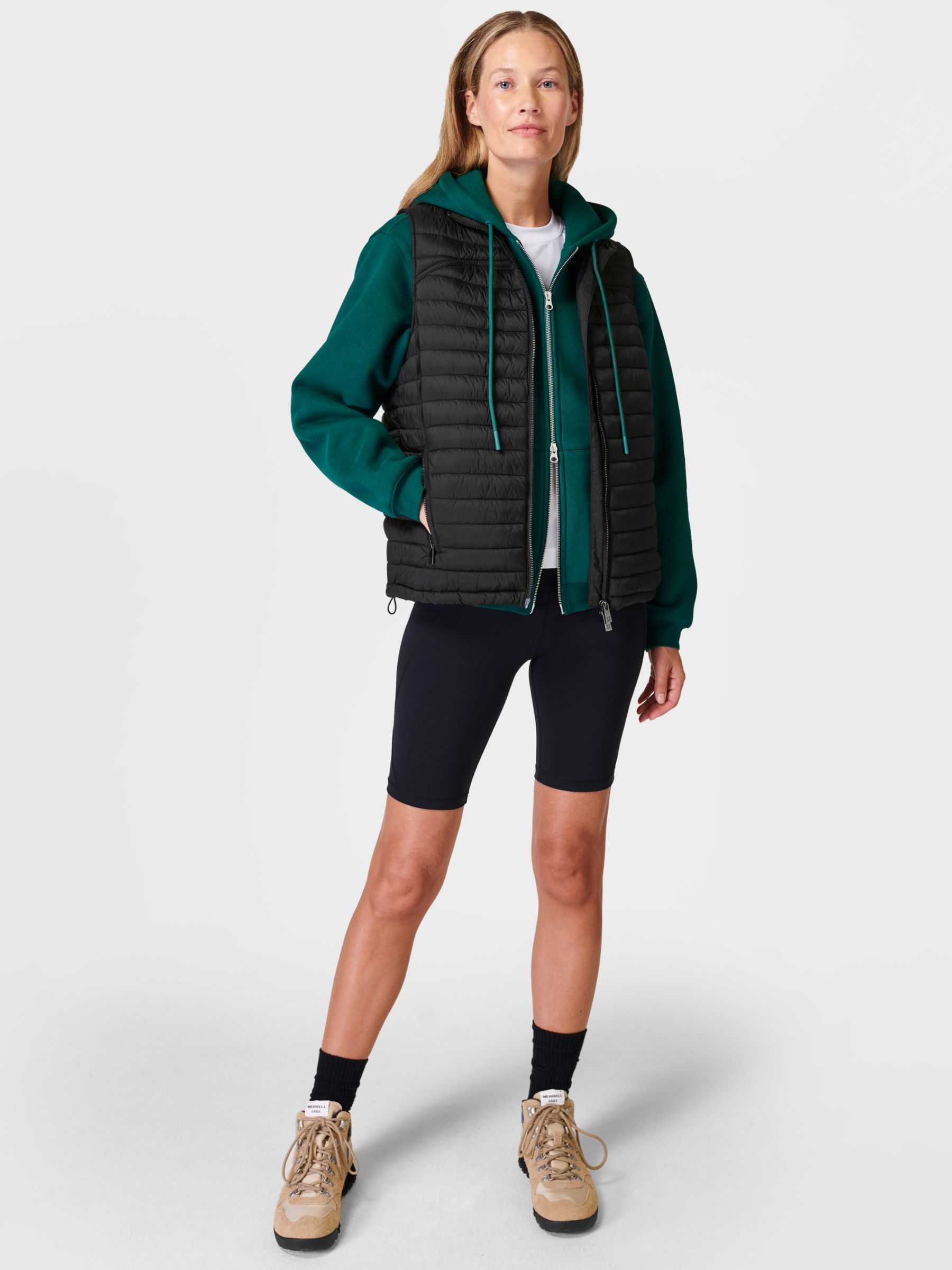 

Утепленный жилет Trail Blazer Sweaty Betty, черный