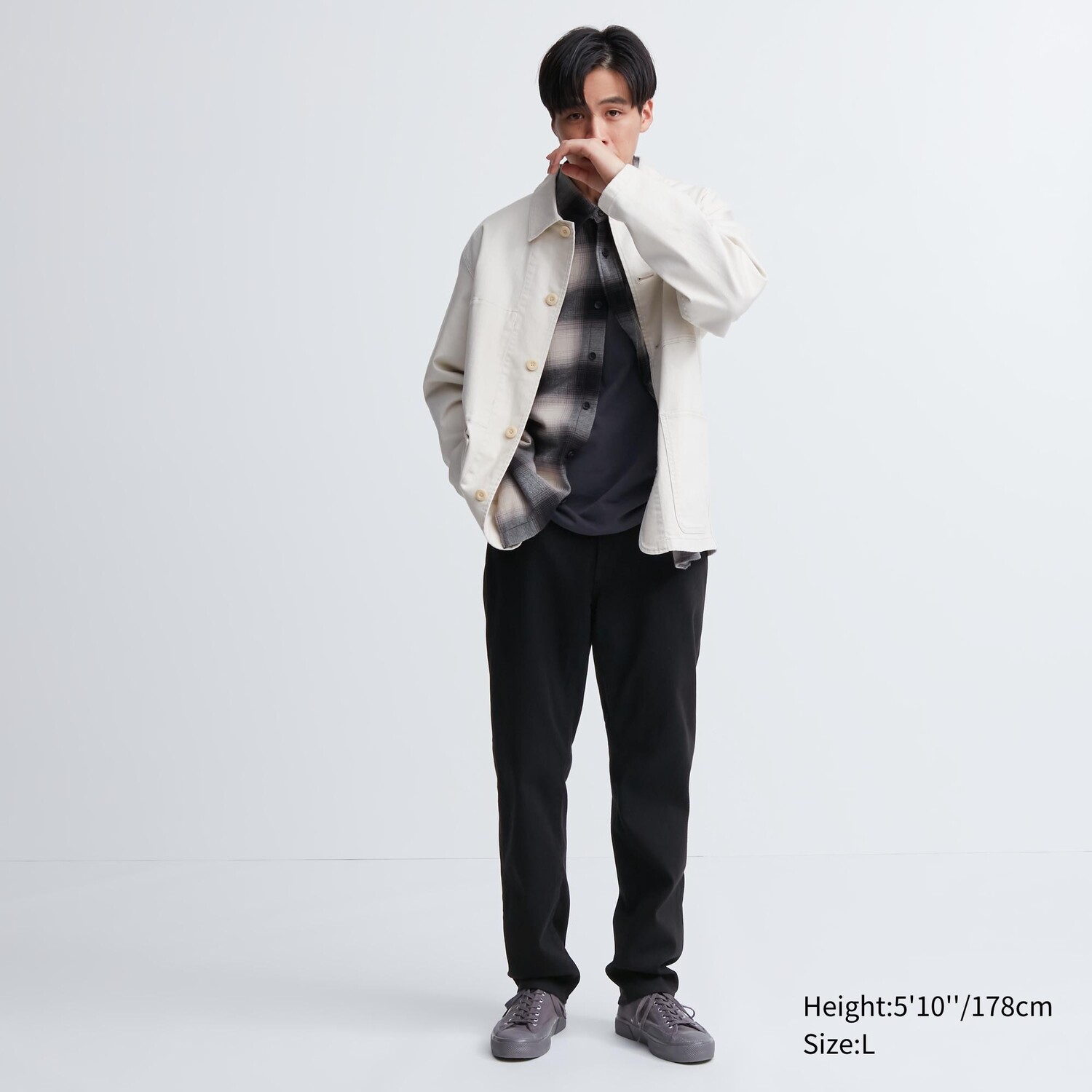 

Джинсы Uniqlo мужские ультраэластичные Ezy, черный