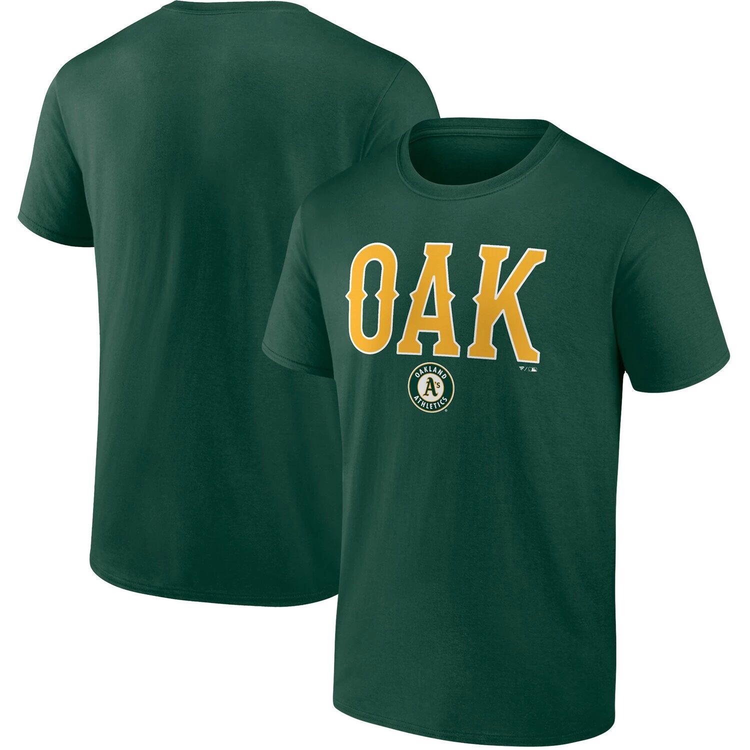 

Мужская зеленая футболка с логотипом Fanatics Oakland Athletics Hometown Collection Rise & Grind, Зеленый