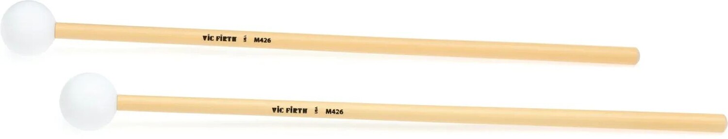 

Колотушки для клавиатуры Vic Firth M426 Articulate Series — круглый тефлоновый сердечник, ротанг