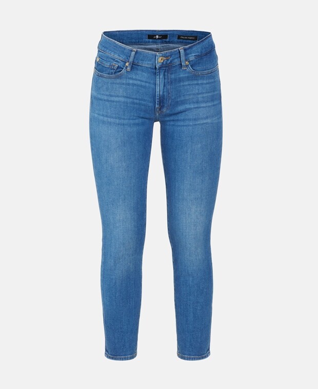 

Джинсы узкого кроя 7 for all Mankind, цвет Slate Blue