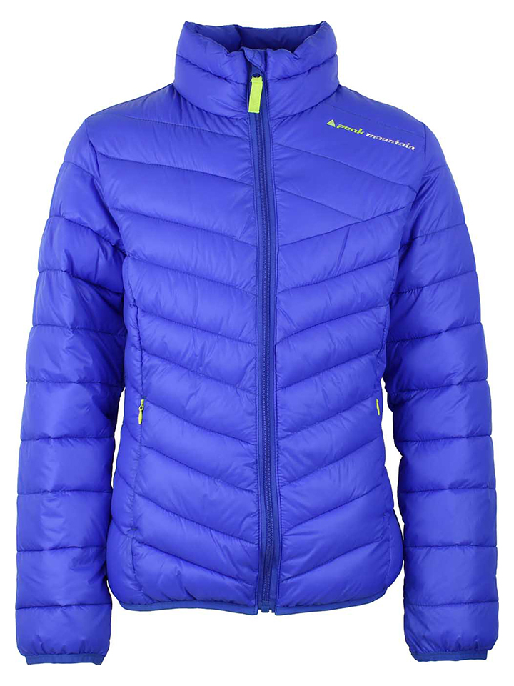 Стеганая куртка Peak Mountain, синий куртка peak mountain размер l 167 синий