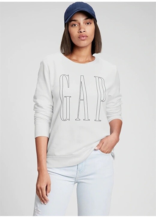 

Белый женский спортивный костюм с круглым вырезом Gap