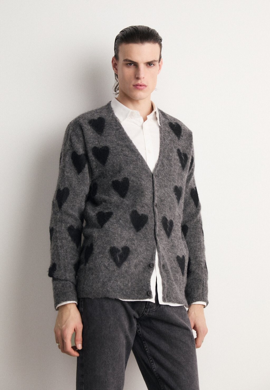 

Кардиган AMORE CARDIGAN AllSaints, серый