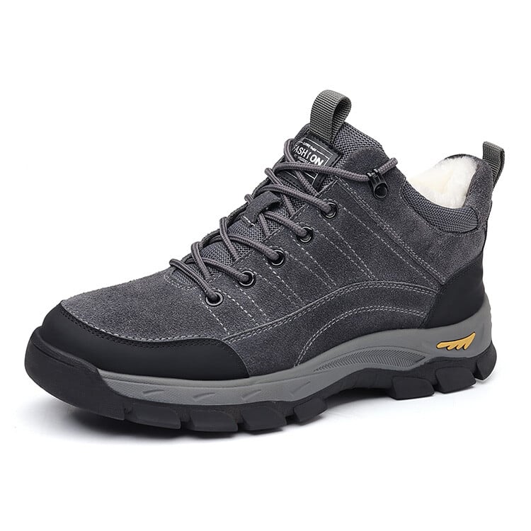 

Зимние ботинки мужские Gzz, цвет Gray cotton shoes