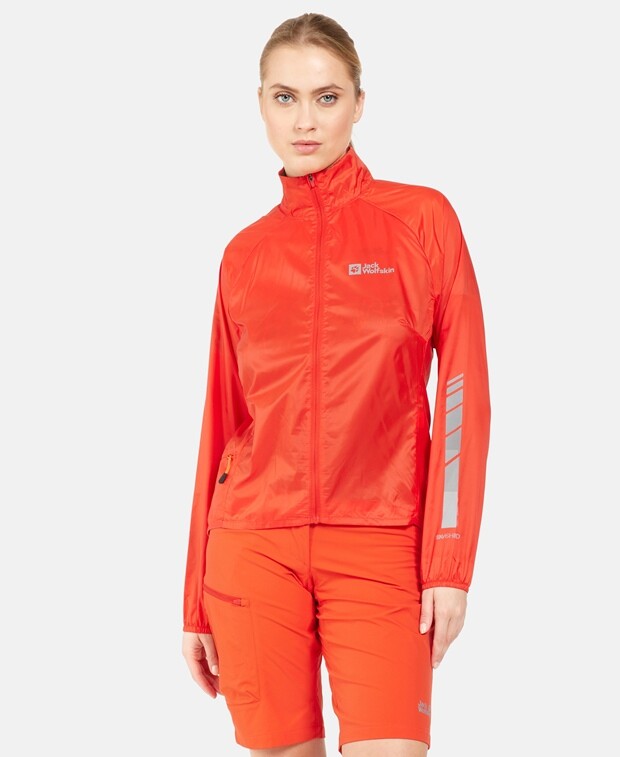

Дождевик Jack Wolfskin, оранжевый