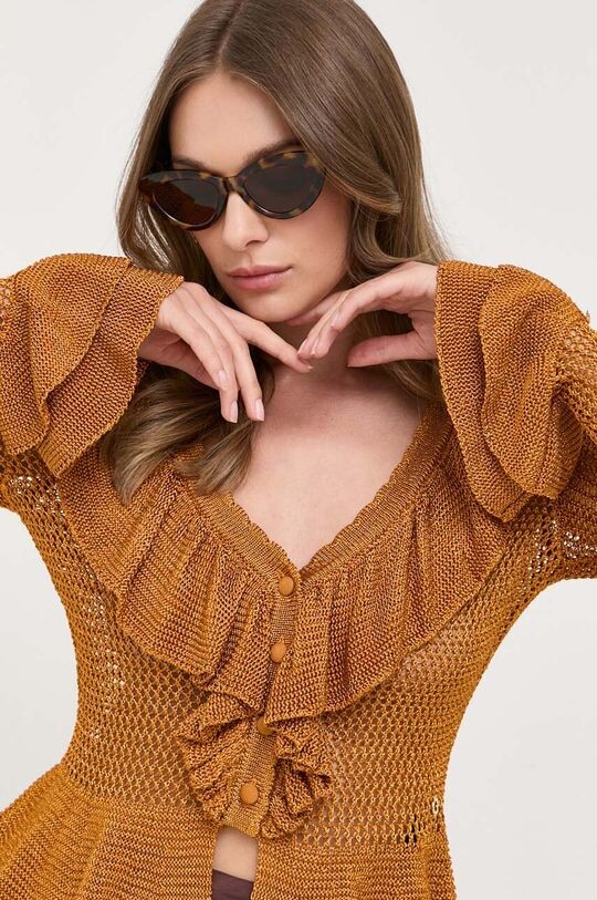 

Кардиган Guess, коричневый
