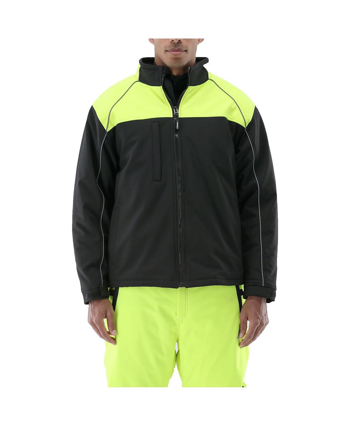 

Мужская двухцветная утепленная куртка HiVis — большая и высокая RefrigiWear