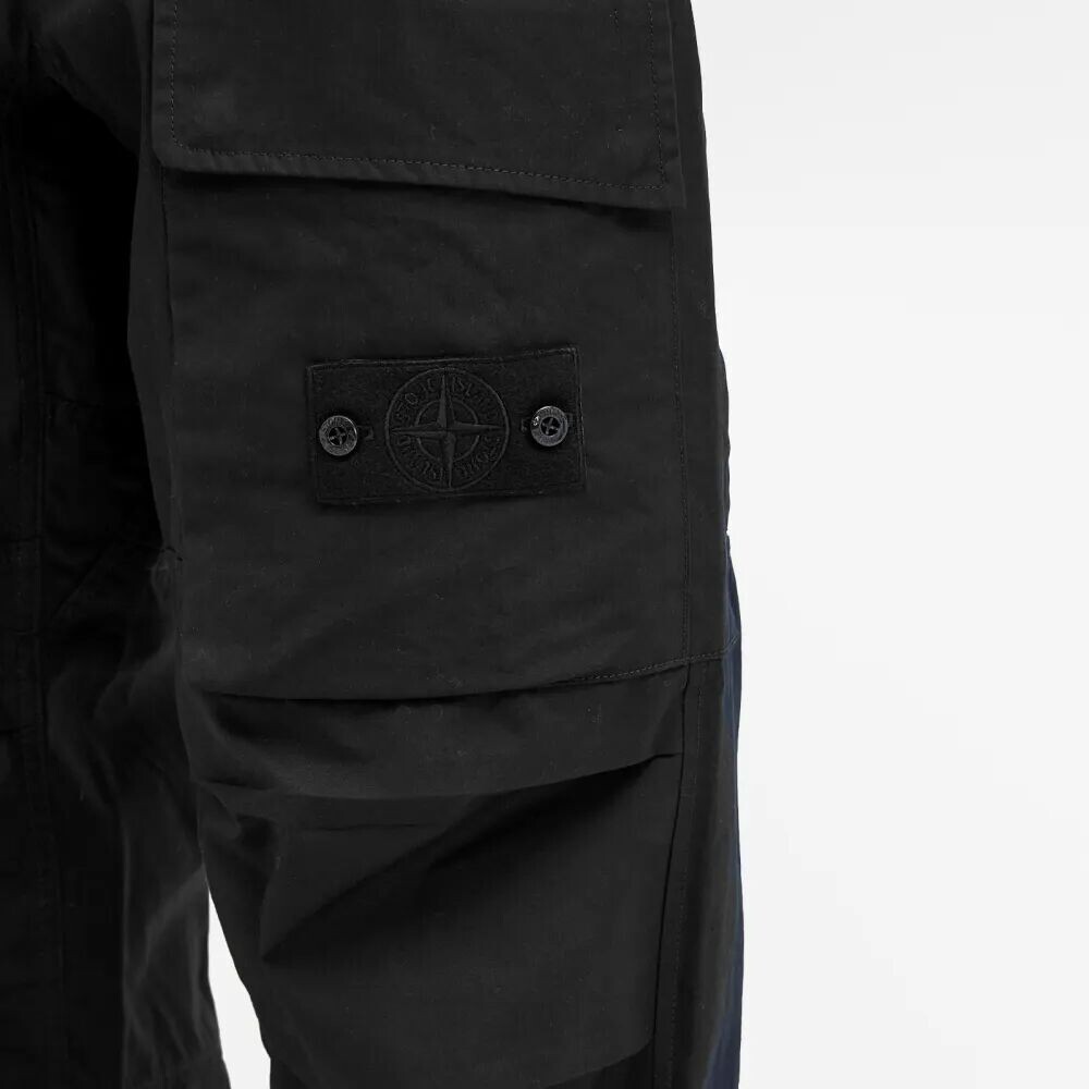 

Stone Island Брюки карго с вентиляцией Ghost, черный