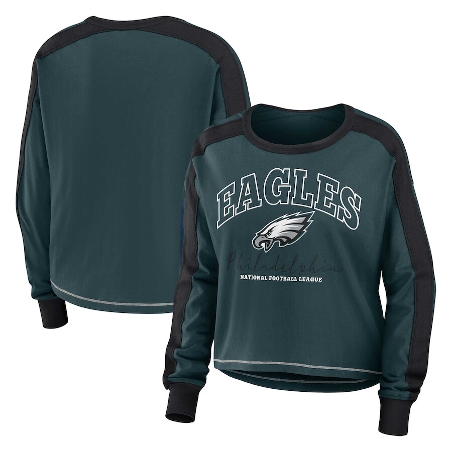 

Футболка с длинным рукавом WEAR by Erin Andrews Philadelphia Eagles, зеленый